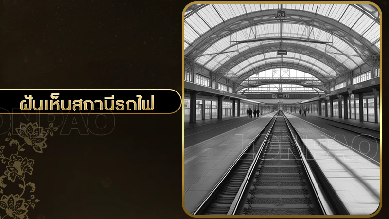 ฝันเห็นสถานีรถไฟ