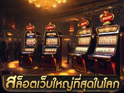 สล็อตเว็บใหญ่ที่สุดในโลก