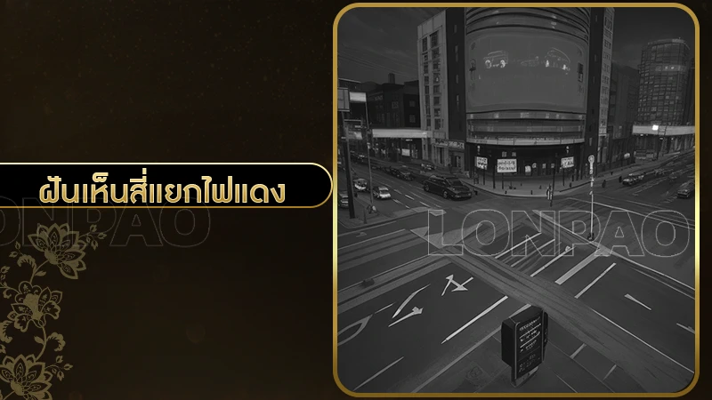 ฝันเห็นสี่แยกไฟแดง