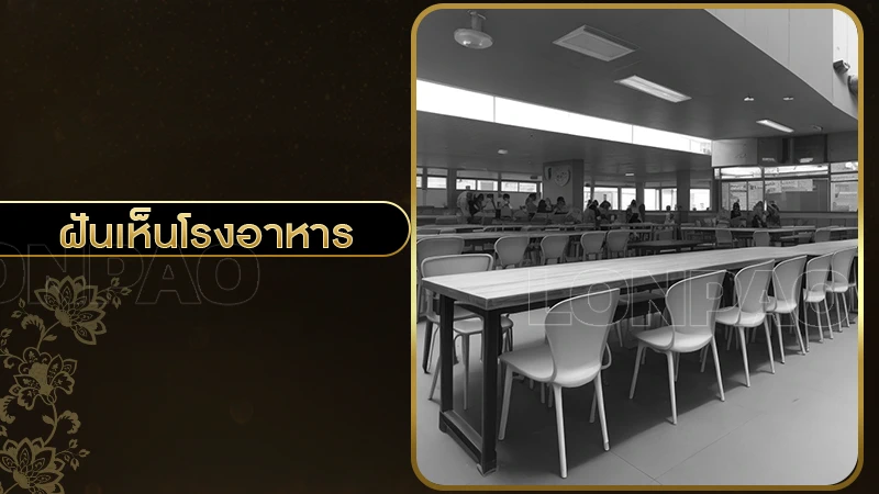 ฝันเห็นโรงอาหาร