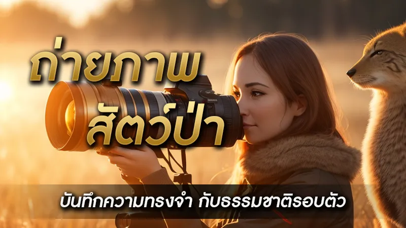 ถ่ายภาพสัตว์ป่า