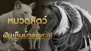 ฝันเห็นม้าขนสวย