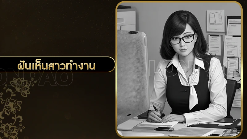 ฝันเห็นสาวทำงาน