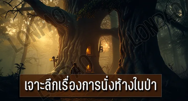 การนั่งห้างในป่า