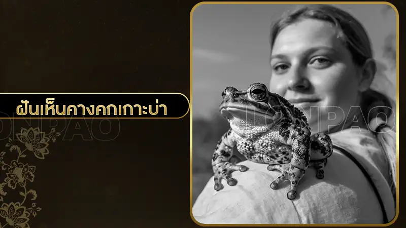 ฝันเห็นคางคกเกาะบ่า